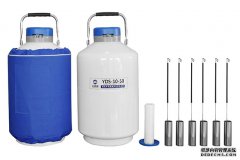 Protective frame for liquid nitrogen tank